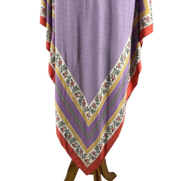 Tiny By Anthropologie Lavender Asymmetric Handkerchief Dress size S - Picture 6 of 10